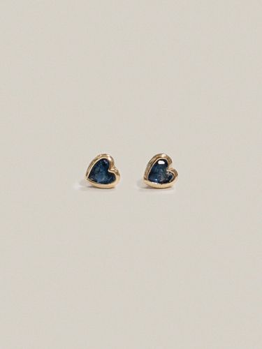 K Petit Heart Piercing Sapphire - partez - Modalova