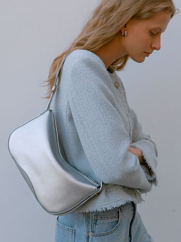 Sac De Butte Bag_Silver - LOEUVRE - Modalova