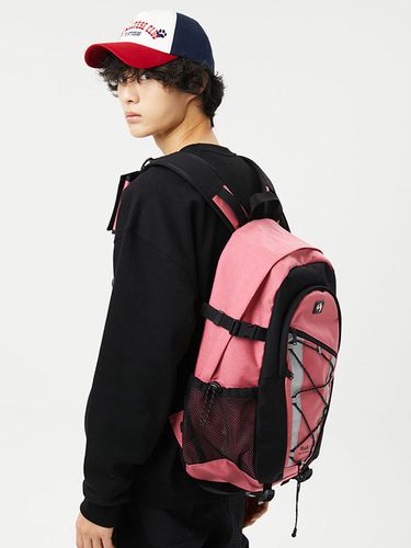 Reflective String Backpack_Pink - WAIKEI - Modalova