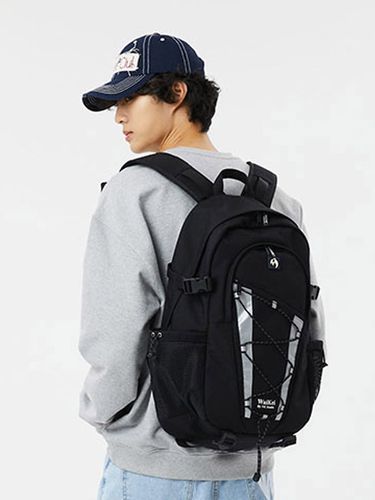 Reflective String Backpack_Black - WAIKEI - Modalova