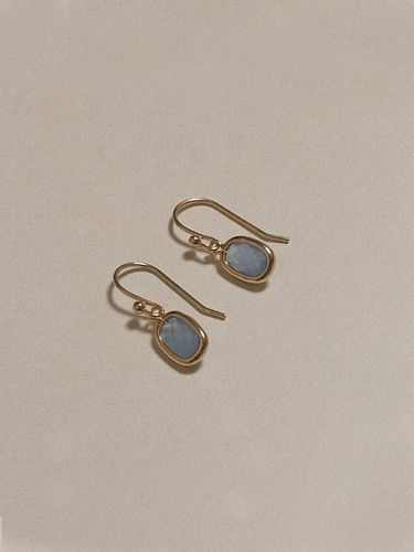 Blue Drop Earrings - partez - Modalova