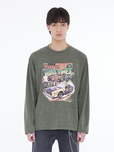 Racing Long-Sleeve T-Shirt _ Khaki - Wrangler - Modalova