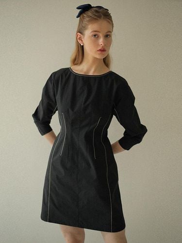 Stitch Mini Dress_Black - on&on - Modalova