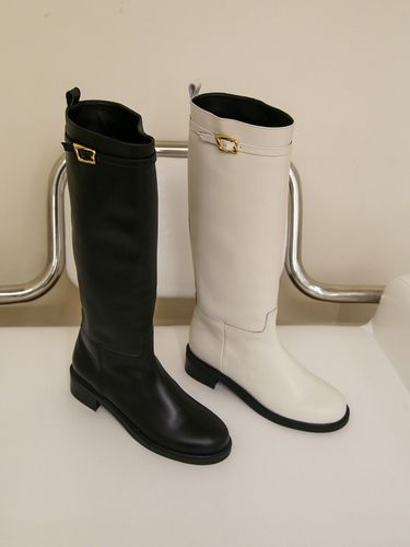 Long Strap Boots (2 Colors) - Hailey - Modalova