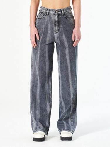 Vertical Stripes Denim Pants_Gray - DIAGONAL - Modalova