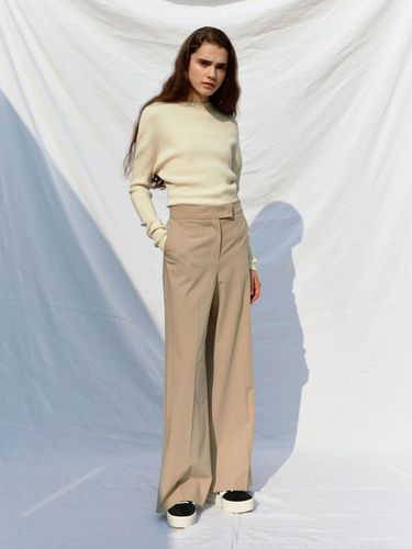 RTS Semi Wide Slit Trousers_2 Colors - MOHAN - Modalova