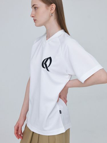 Q Football T-shirt _ White - Qduroy - Modalova