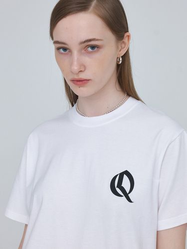 Q T-shirt _ White - Qduroy - Modalova