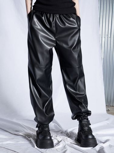 Eco Leather Cargo Pants_Black - SPERONE - Modalova