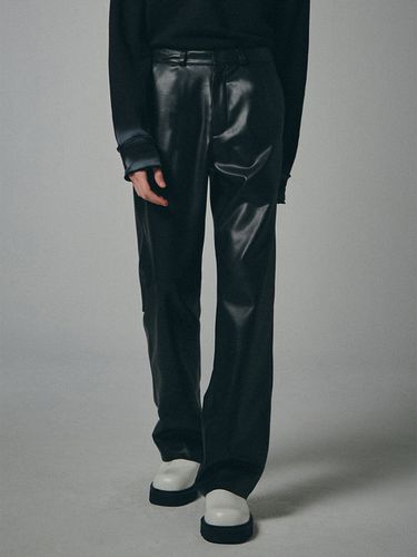 Flow Line Leather Pants_Black - SPERONE - Modalova