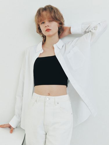 Cotton Oversized Fit Shirt _White - ARTID - Modalova