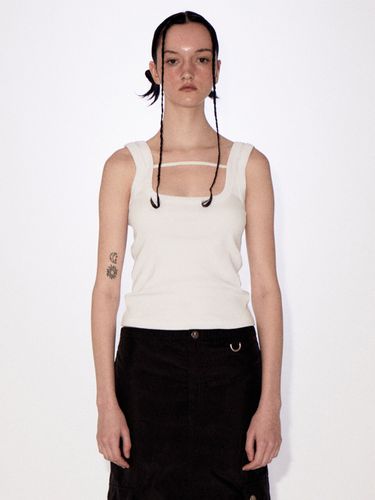 RR Square Neck Tank Top_White - Rest&Recreation - Modalova