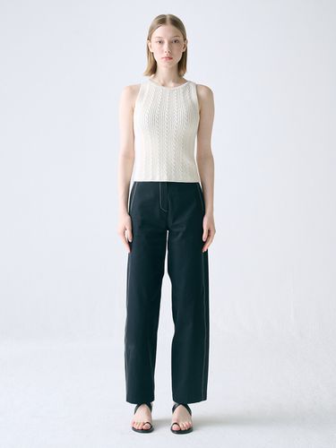 Cotton_Stitch Cotton Pants - FRONTROW - Modalova