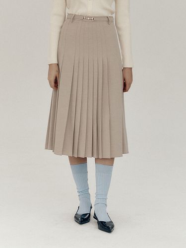 Pleated Skirt _Beige - ahwe - Modalova