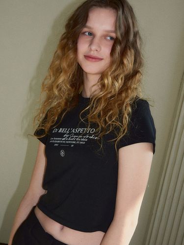 Kate Slim T-shirt_ Black - Siyazu - Modalova