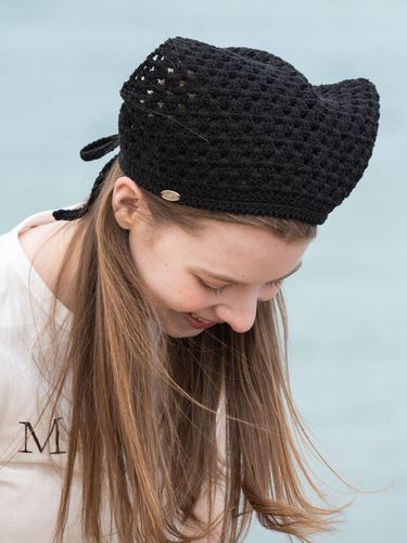 No 135 Lily Hair Bandana _ Black - Slowslowly - Modalova