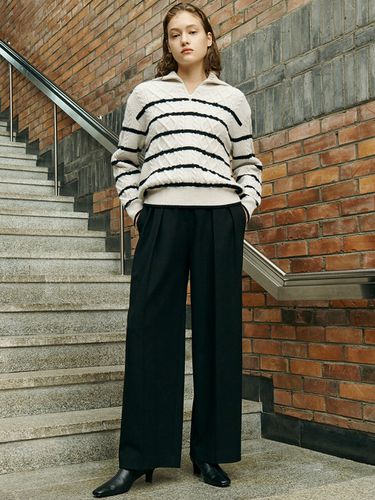 Wide-leg Winter Trousers - FRONTROW - Modalova