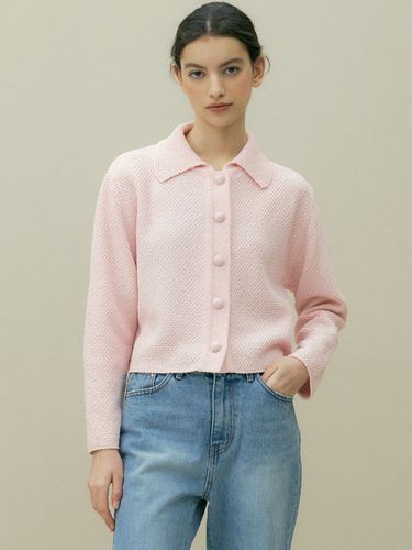 Crop PK Sweater Cardigan_Light Pink - octette - Modalova