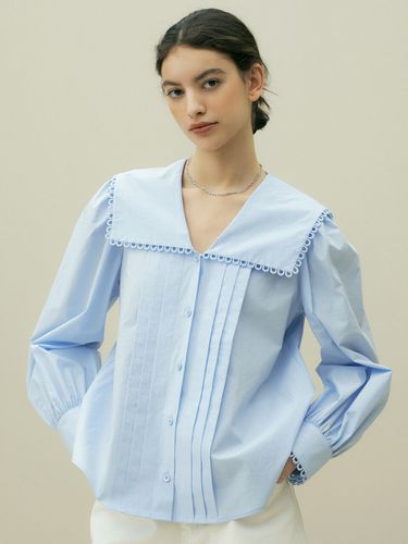 Sailor Cotton Blouse_Blue - octette - Modalova