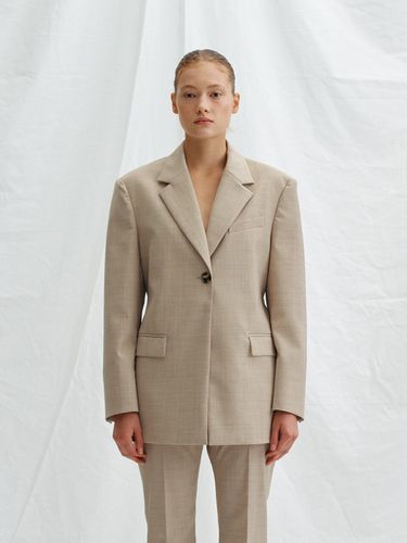 Mile Jacket (Melange Beige) - H8 - Modalova