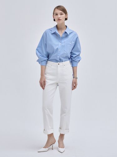 Straight Fit Denim_White - NILBY P - Modalova