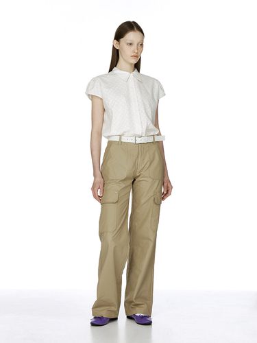 Rivet Pocket Pants_Beige - Burmula - Modalova