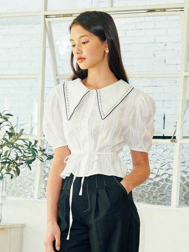 Alice Puff Blouse - White - EYEYE - Modalova