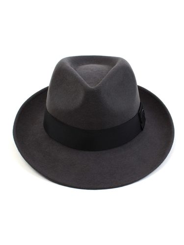 Bu Big Size Wool Fedora Hat - Gray - Universal chemistry - Modalova