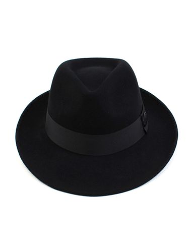 Bu Big Size Banded Wool Fedora Hat - Universal chemistry - Modalova