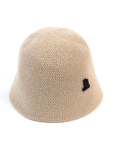 Simple Knit Bucket Hat - Beige - Universal chemistry - Modalova