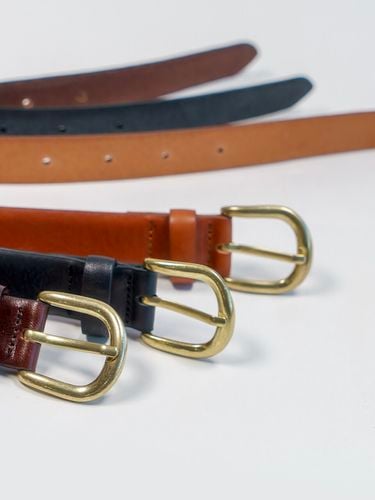 MB09 Leather Belt_3 Colors - meminn - Modalova