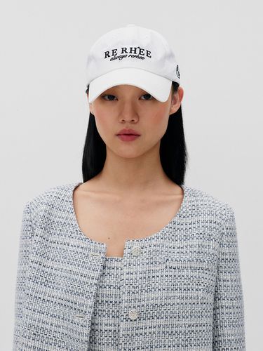 Logo Embroidered Baseball Cap_White - RE RHEE - Modalova