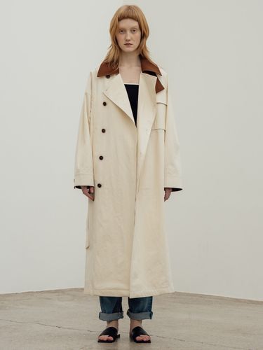 Pocket Cotton Trenchcoat - REFINED902 - Modalova