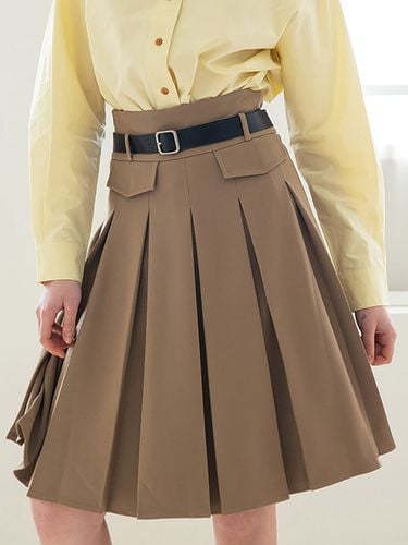 WED_High-Waist Pleated Skirt [] - We’Dee - Modalova