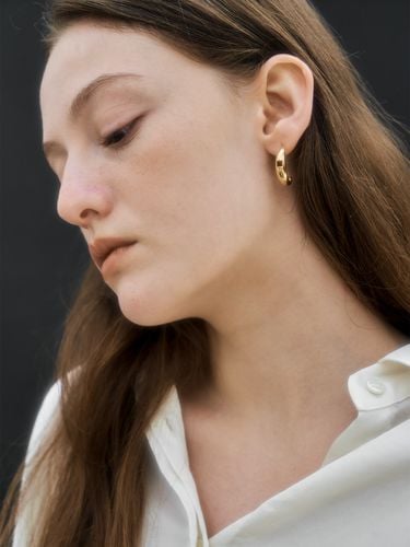 Dome Cubic Earrings - RAWFINED - Modalova