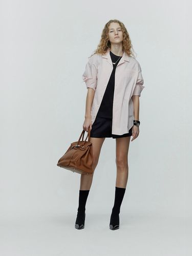 Relaxed Poplin PJ Shirt_Light Pink - L’H.A.S - Modalova