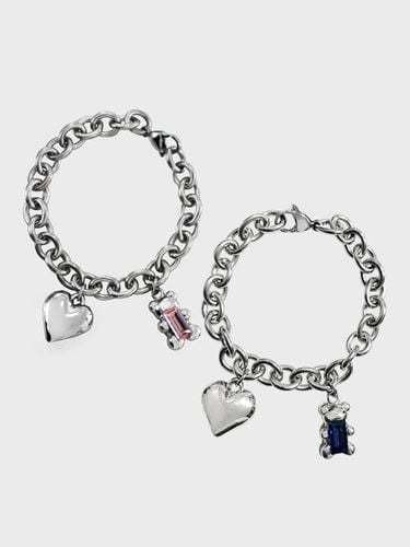 Plump Heart Bear Bracelet_2color - apple pie order - Modalova