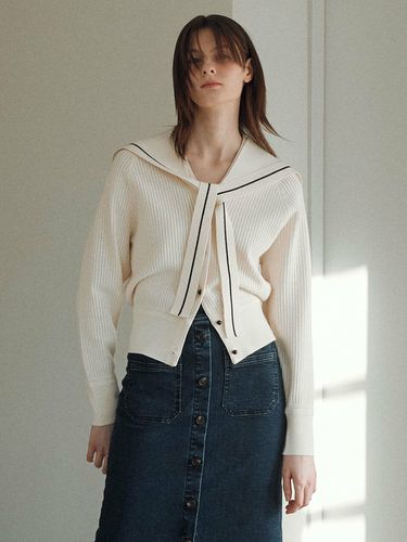 Sailor Collar Cardigan - JOY GRYSON - Modalova