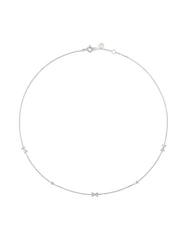 XOXO Silver Necklace N0128 - STONEHENgE - Modalova