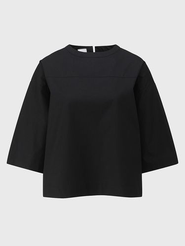 Half Sleeve Poplin Top _Black - L’H.A.S - Modalova