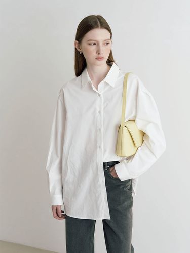 Basic Daily Loose Fit Puff Shirts _ - ADAUL - Modalova