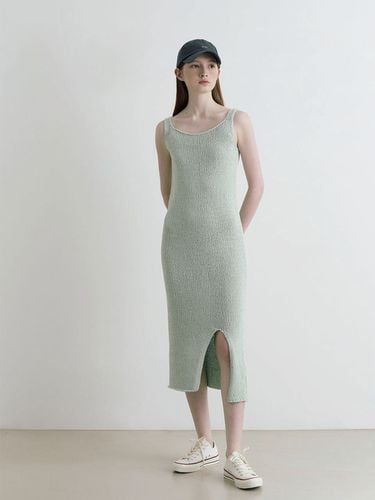 Snug Daily Knit Slit Sleeveless Long Dress _ - ADAUL - Modalova