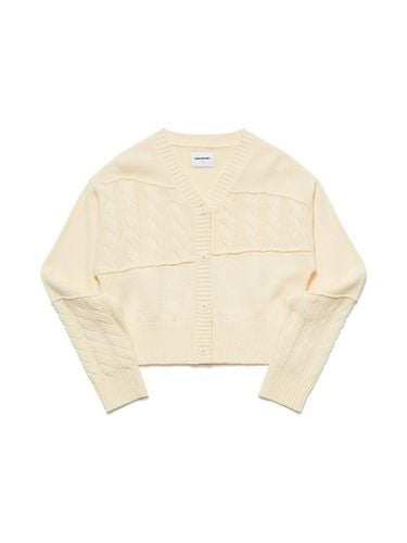 Cable Cropped Cardigan - MARKM - Modalova