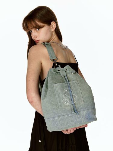 Yoko Bucket Bag M_Denim - FILLINTHEBLANK - Modalova