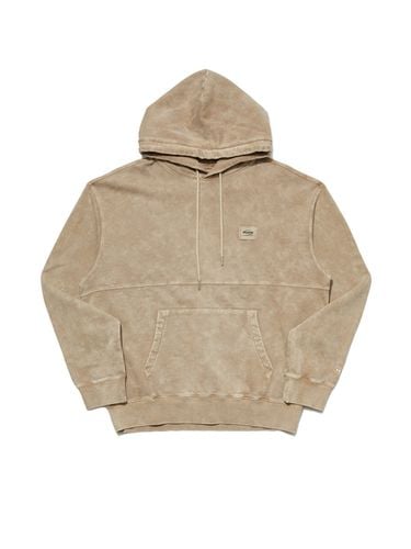 Label Point Pigment Hoodie - Beige - MARKM - Modalova