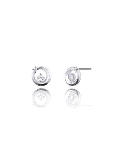 DAL Silver Earrings N0147 - STONEHENgE - Modalova