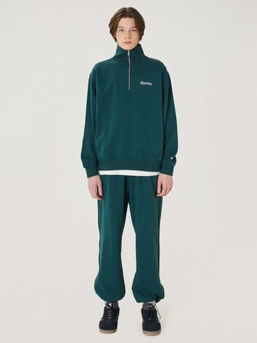 Wide Sweatpants - Dark Green - MARKM - Modalova