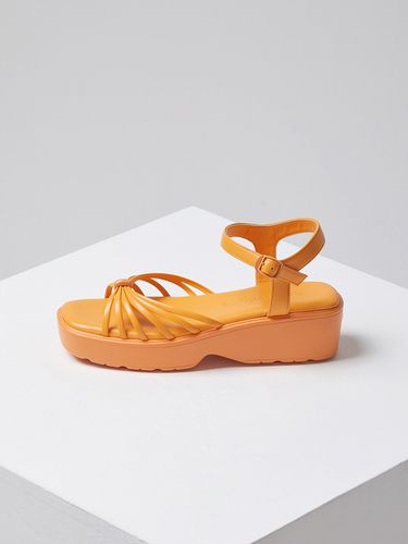 Knotted Platform Sandal_Papaya - Archivepke - Modalova