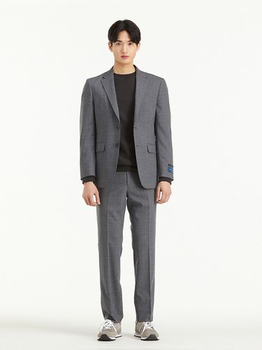 Micro Fabric Set-Up Jacket _ Grey - T.I FOR MEN - Modalova