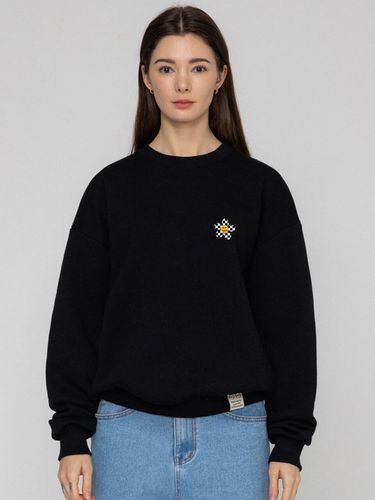 Unisex] Flower Sweatshirt [5colors] - GRAVER - Modalova